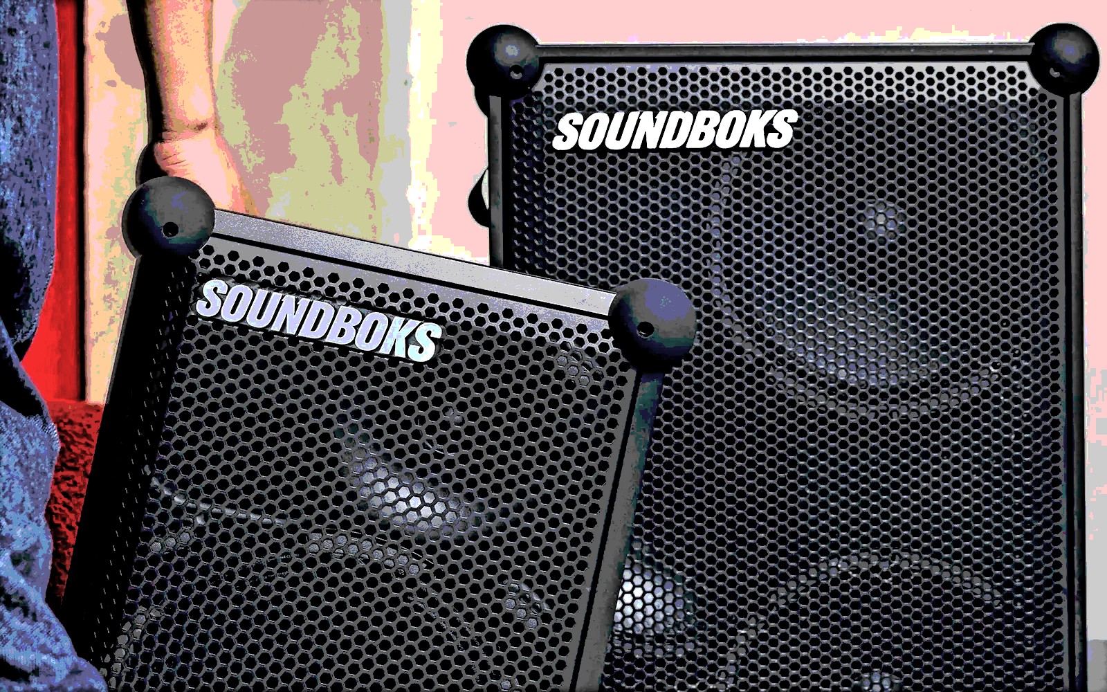 Zwei Soundboks Mix im TeamUp-Betrieb